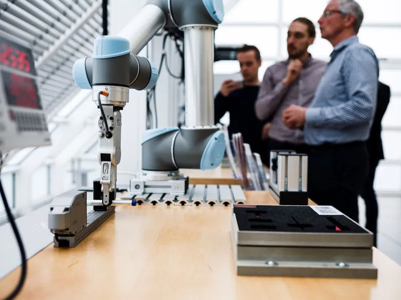 Arm eines Industrieroboters
