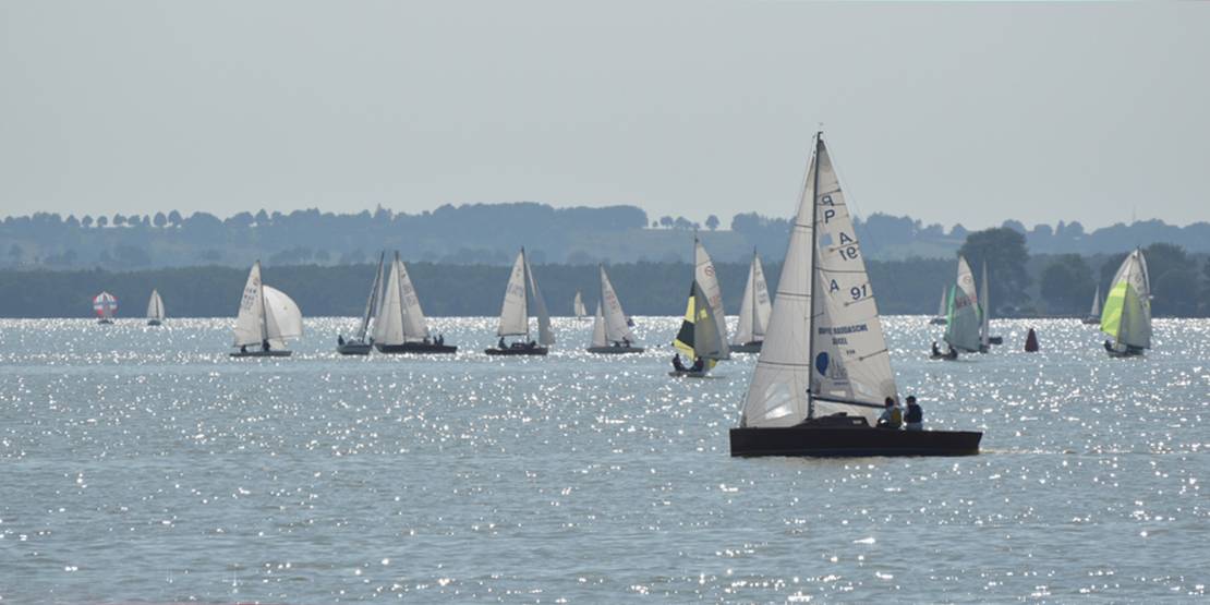 Segelboote auf dem Steinhuder Meer