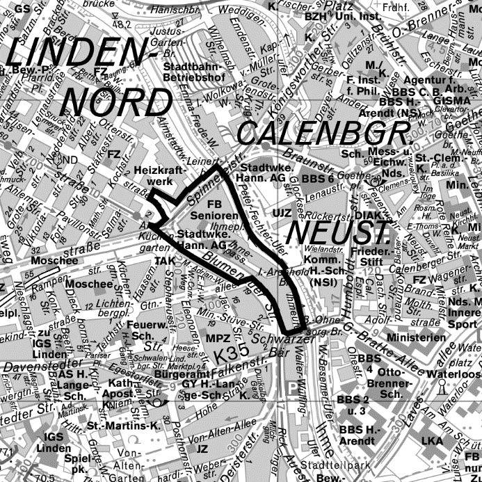 &Uuml;bersichtsplan B-Plan Nr. 1928