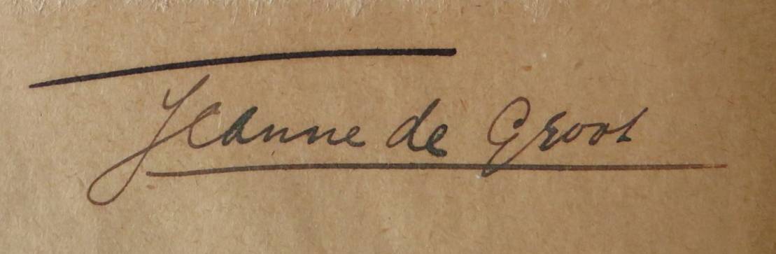 Lampl-de Groot, Jeanne Autogramm