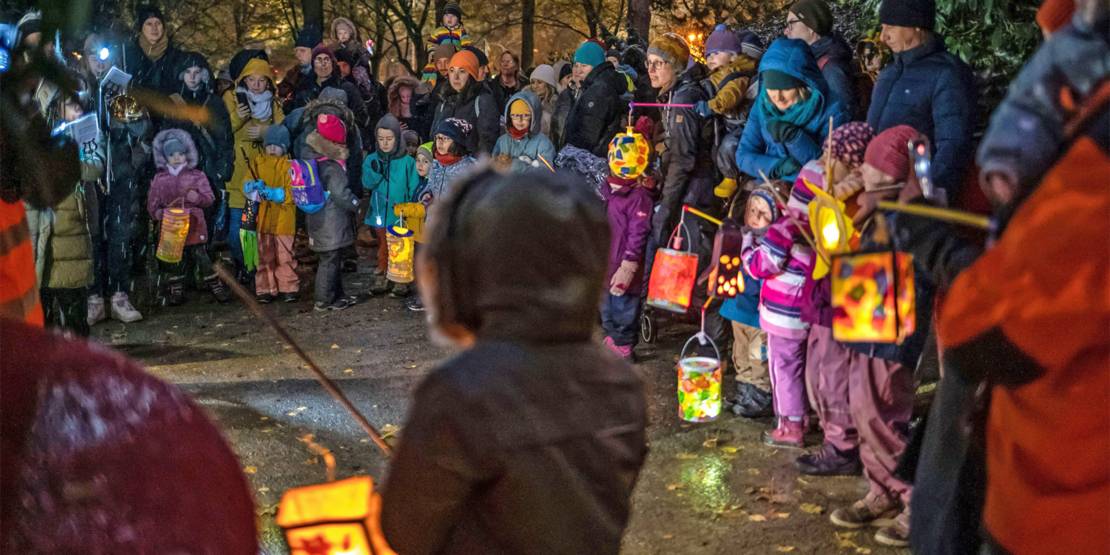 Klingender Laternenumzug