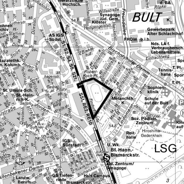 &Uuml;bersichtsplan B-Plan Nr. 1922
