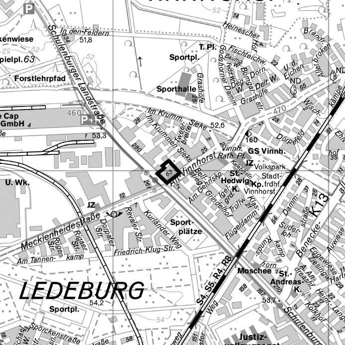 &Uuml;bersichtsplan B-Plan Nr. 860, 1. &Auml;nderung