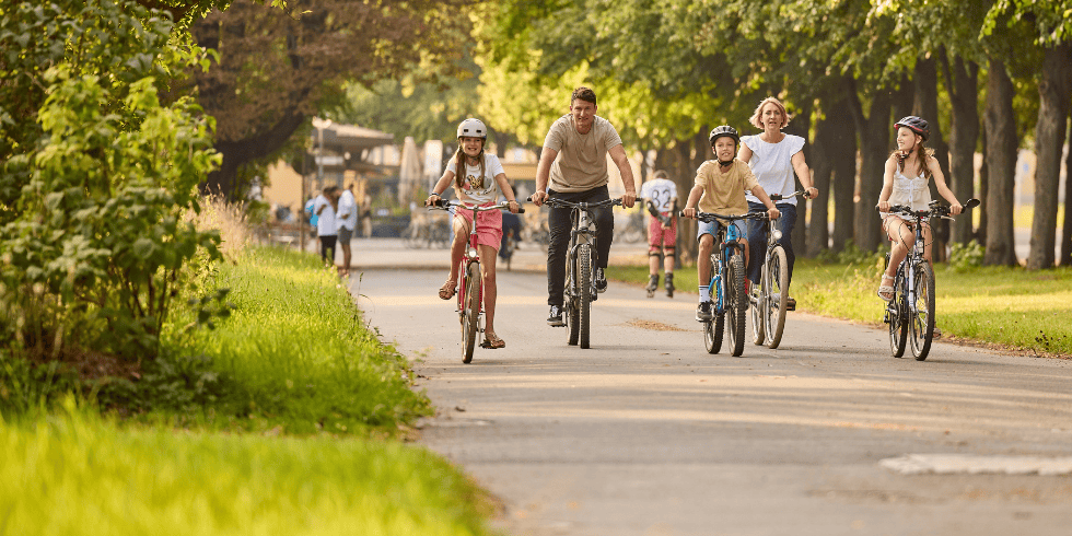 Familie Fahrrad Herrenhausen