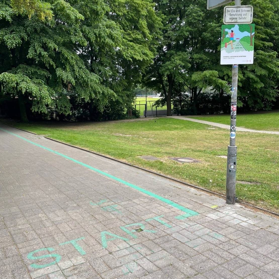 Intervall Laufstrecke Sportpark Sportentwicklung Sport Kultur & Freizeit