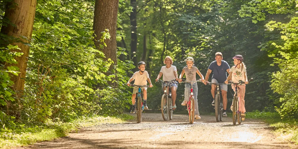 Familie Fahrrad Eilenriede