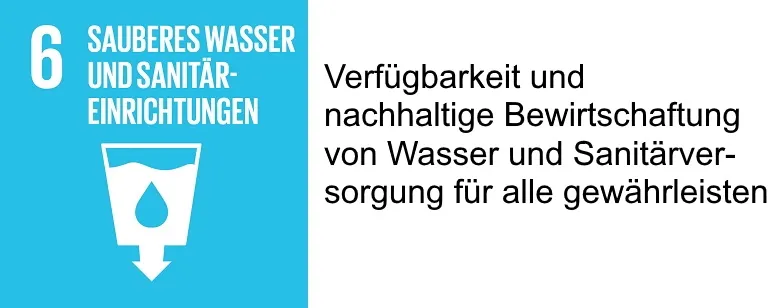 SDG 6 mit Beschreibung