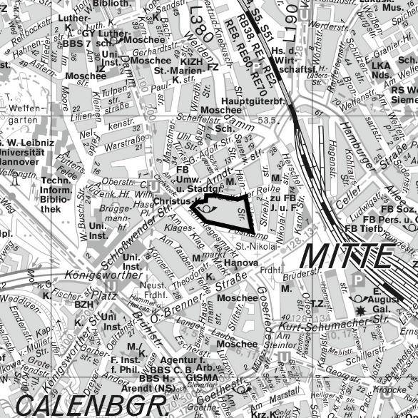 &Uuml;bersichtsplan B-Plan Nr. 1927