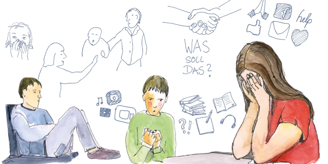 Hilfe für Kinder, Jugendliche und Eltern(-teile)