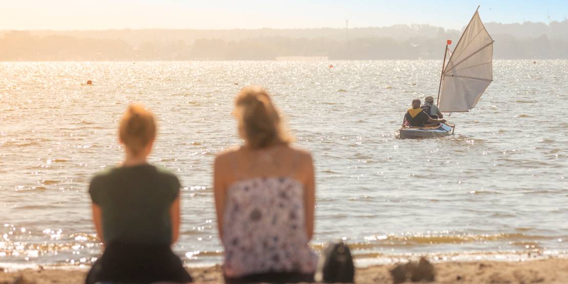 Segeljolle auf dem Steinhuder Meer