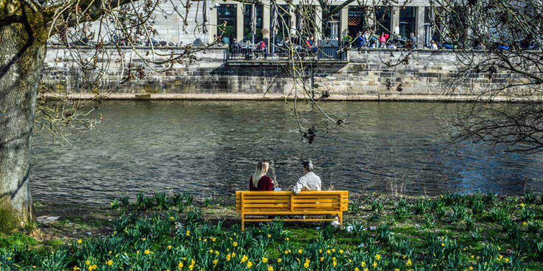 Leineblick im Vorfrühling