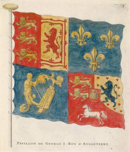 Flagge der Personalunion Personalunion Bilder HMH Historisches