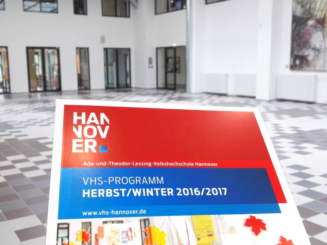 VHSProgramm Herbst/Winter August 2016 Meldungen Landeshauptstadt Hannover Bilder 01