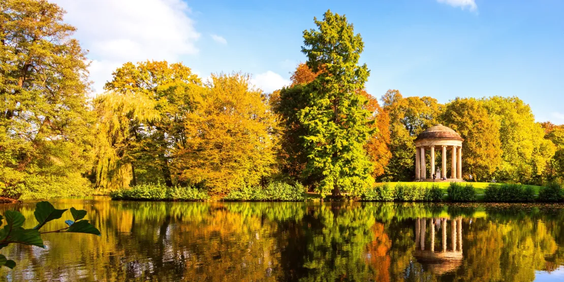 Rundtempel auf Insel