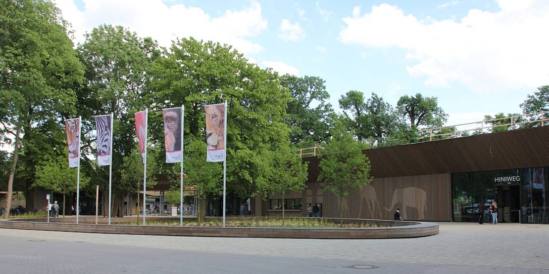 Hereinspaziert Neuer Eingang für den Zoo Hannover.de