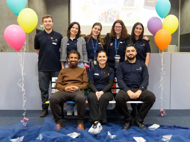 Gruppenfoto des Teams Integration und Teilhabe.