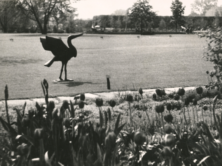 Ein altes Foto, das den hannoverschen Stadtpark zeigt.