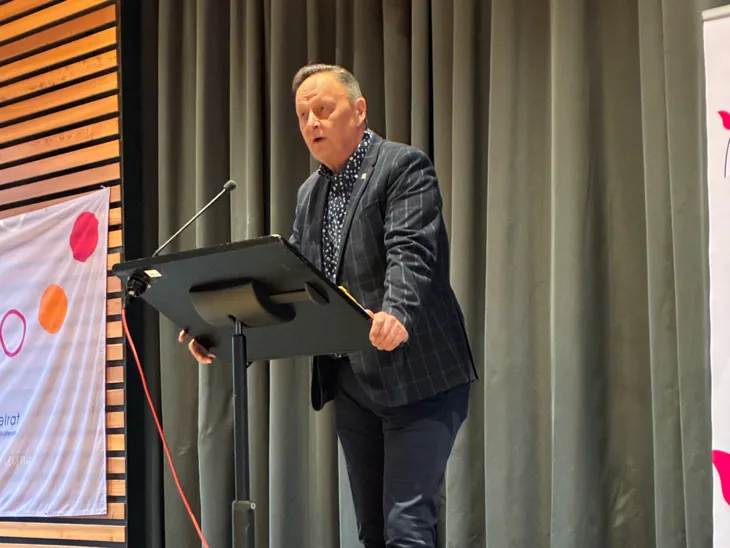 Eröffnungsrede durch Bezirksbürgermeister Bernd Rödel