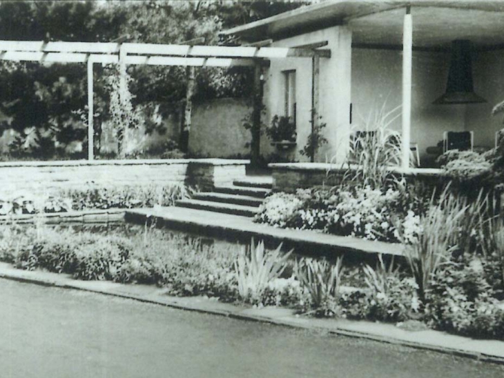 Ein altes Foto, das den hannoverschen Stadtpark zeigt.