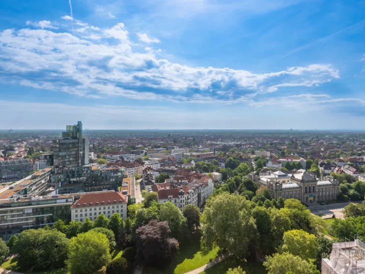 Blick auf die Stadt