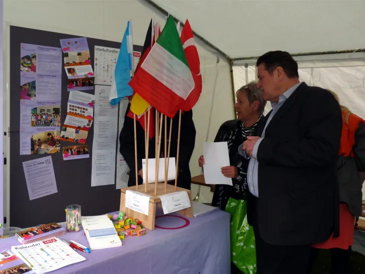 Fahnenquiz des Integrationsbeirats.