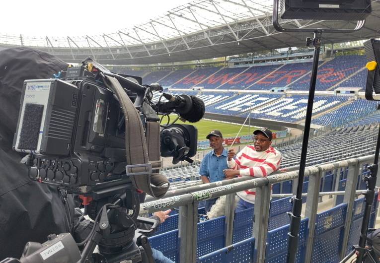 Interview mit den Gästen für einen Beitrag bei RTL Nord