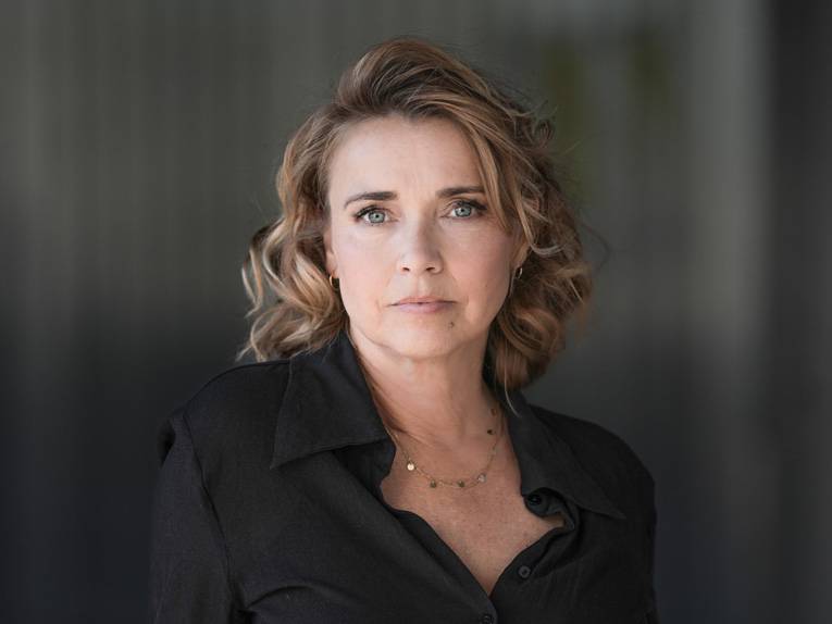 Die Schauspielerin Tina Ruland
