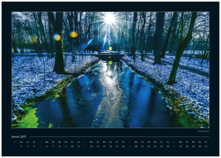 Kalenderblatt Januar
