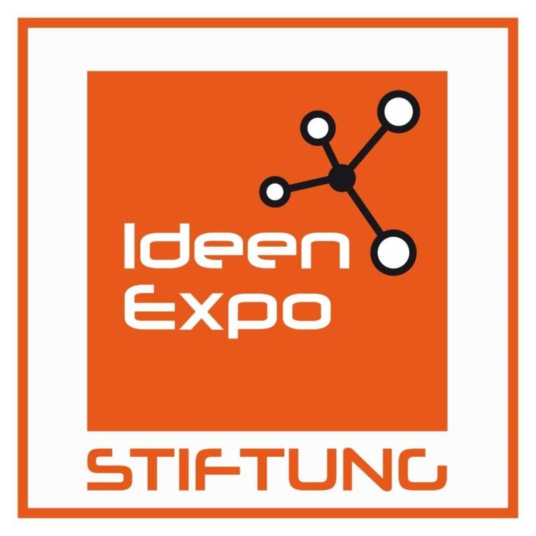 Logo mit der Schrift Ideen Expo Stiftung