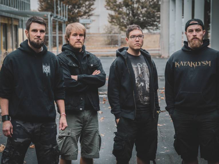 Die vier Musiker der Band