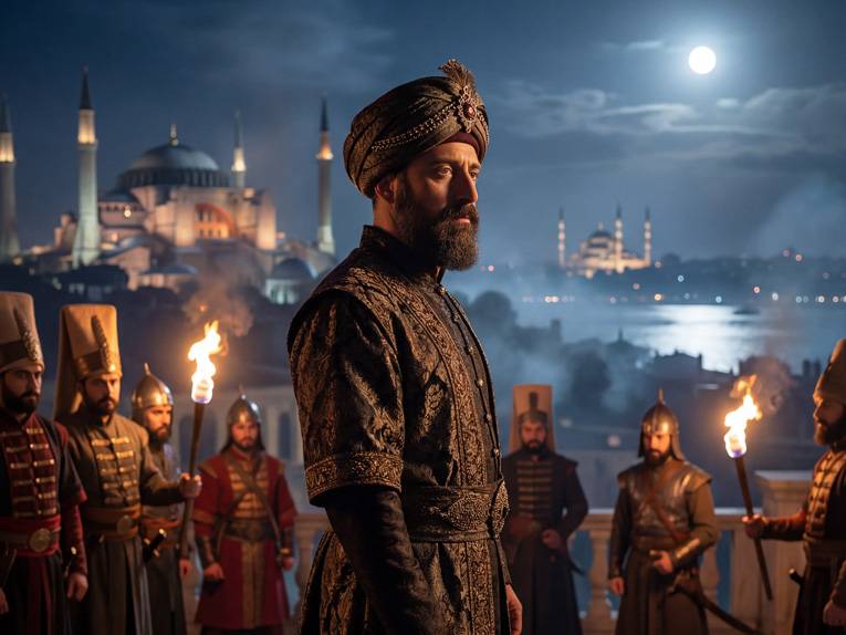 Darstellung eines Sultans des Osmanischen Reiches