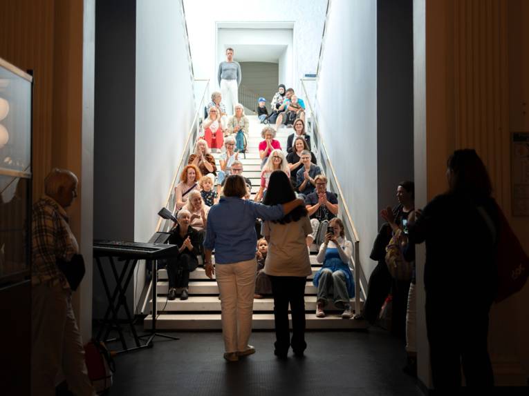 Das offene Foyer der Staatsoper