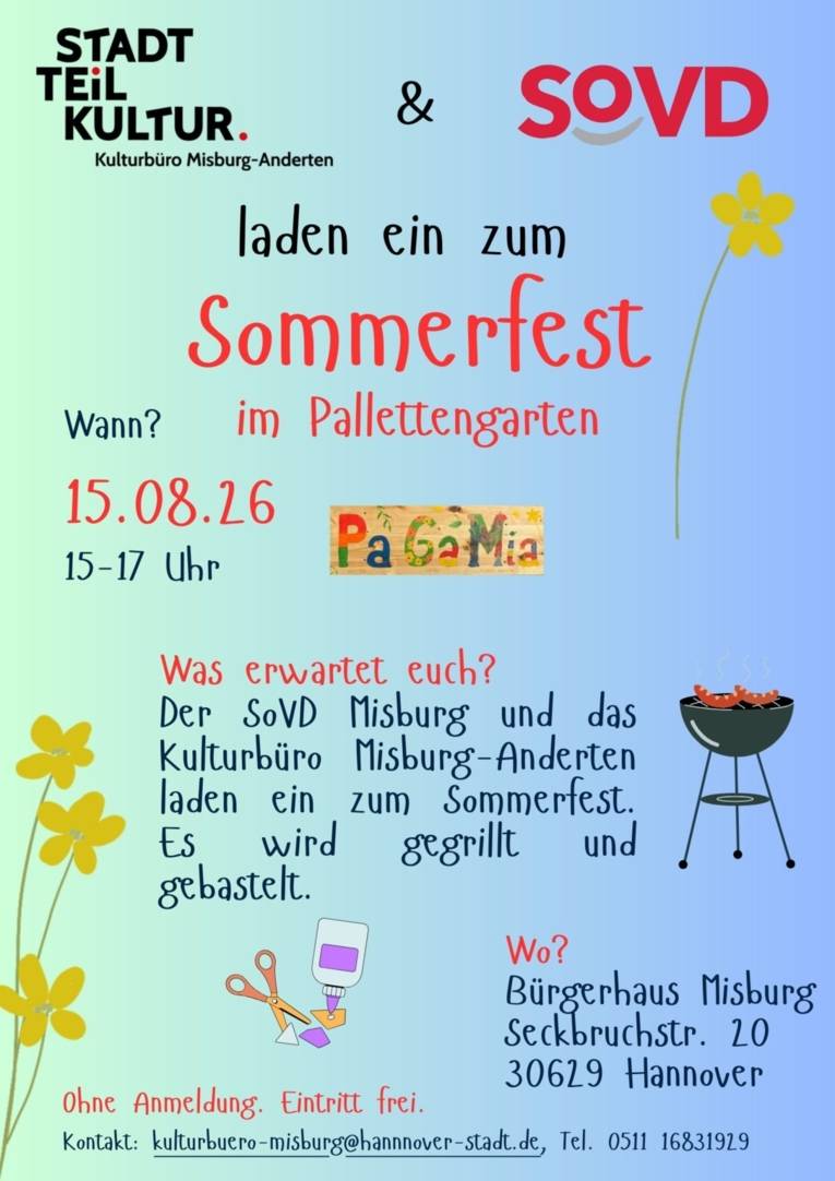 Sommerfest-Plakat