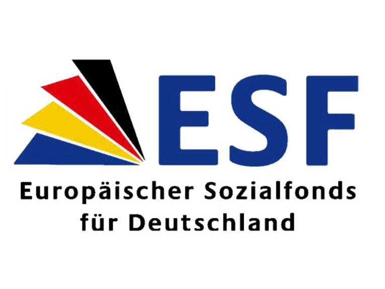 Logo des ESF: Europäischer Sozialfonds für Deutschland