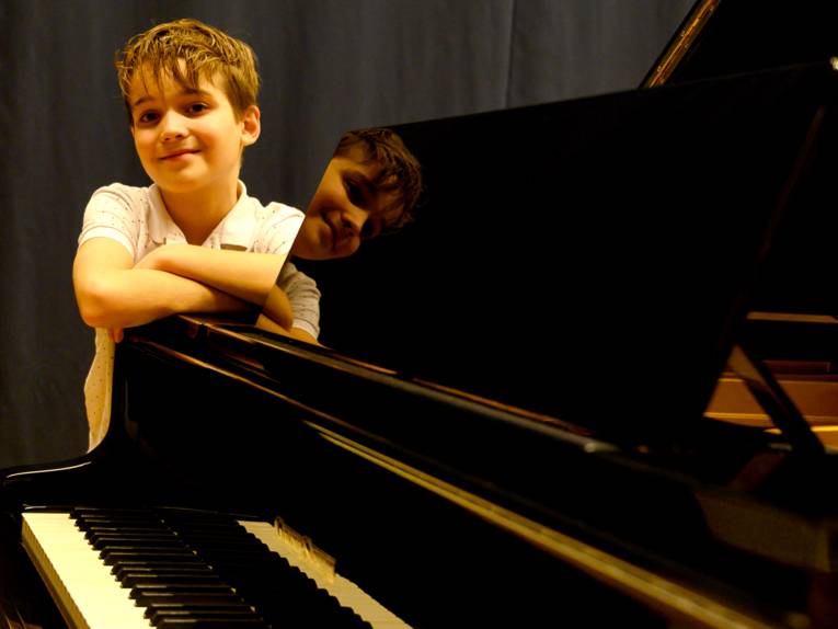Klavierschüler der Musikschule