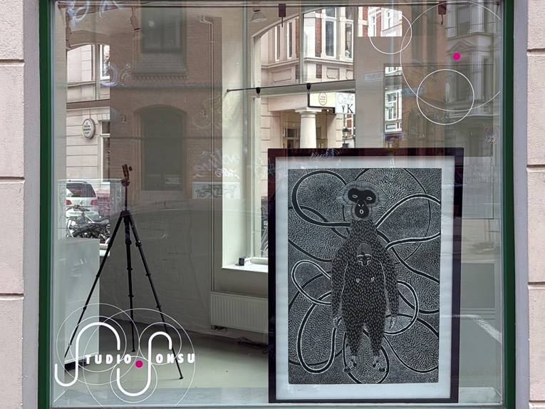 Außenansicht der Galerie Studio Sonsu in Hannover