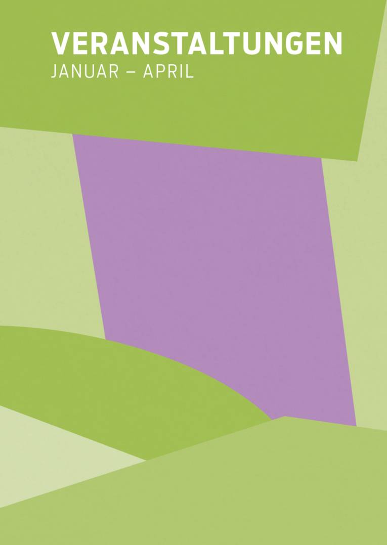 Programmheft Veranstaltungen Januar bis April