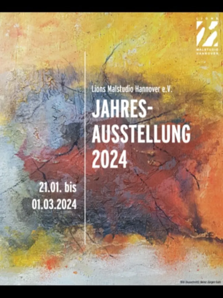 Werbeplakat des Lions Malstudio Hannover e.V.