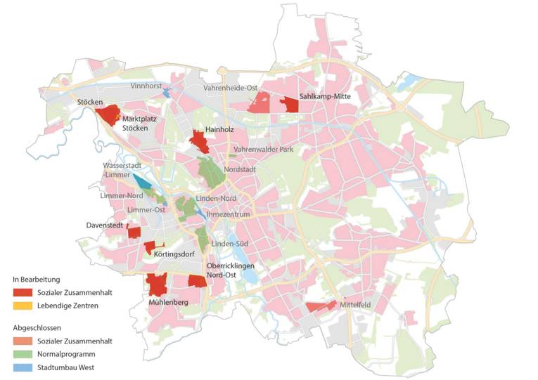 Sanierungsgebiete Hannover