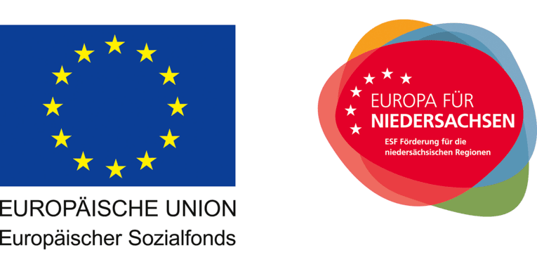 Logo des Europäischen Sozialfonds und Europa für Niedersachsen