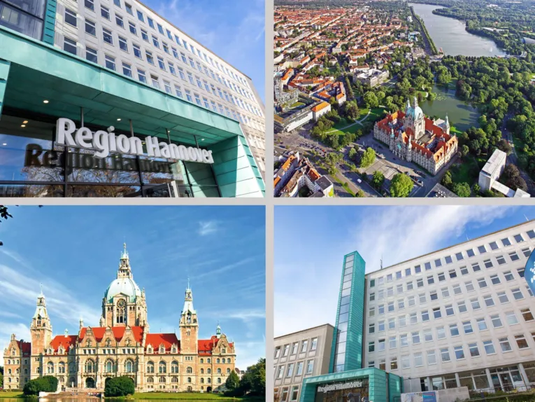 Das Neue Rathaus und das Haus der Region