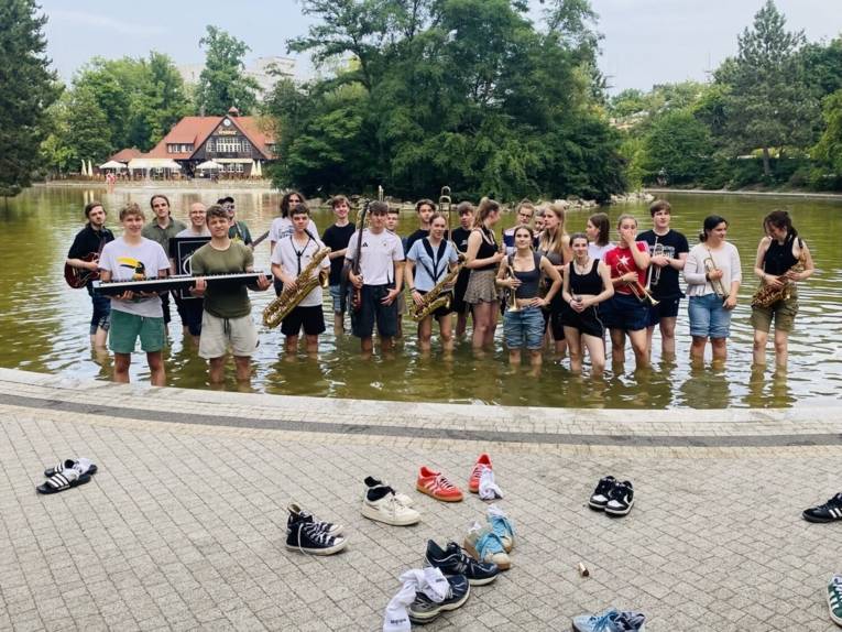 KKS Big Band im Wasser