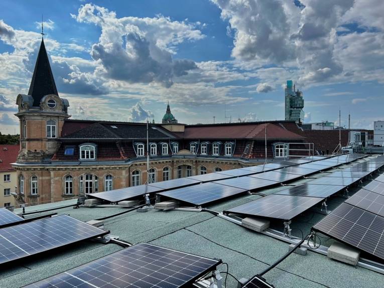 Photovoltaikanlage auf einem Dach