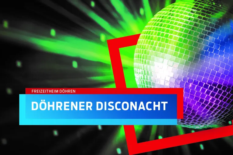 Eine glitzernde Discokugel.