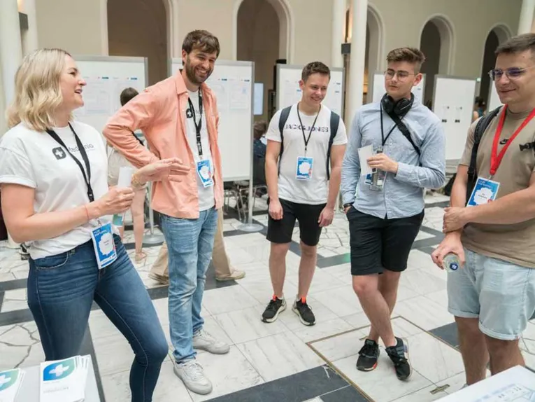 Menschen im Gespräch