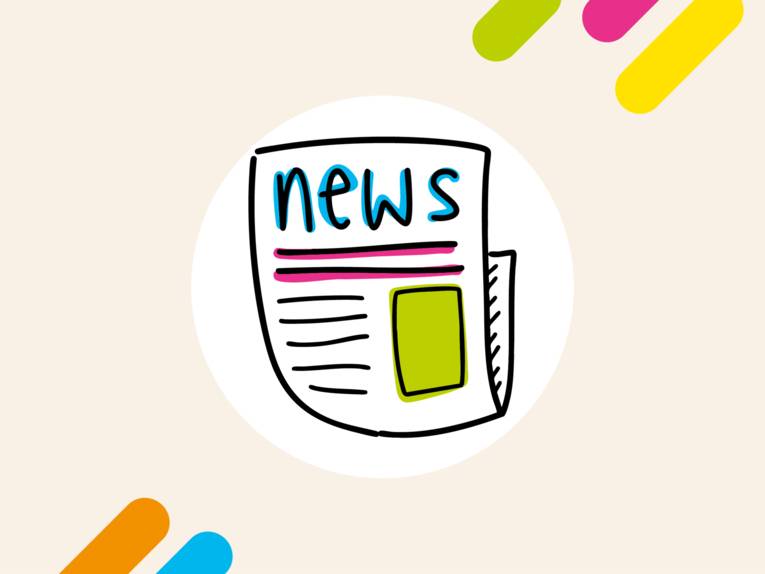 Symbolbild: Zeitung mit Titel "News"