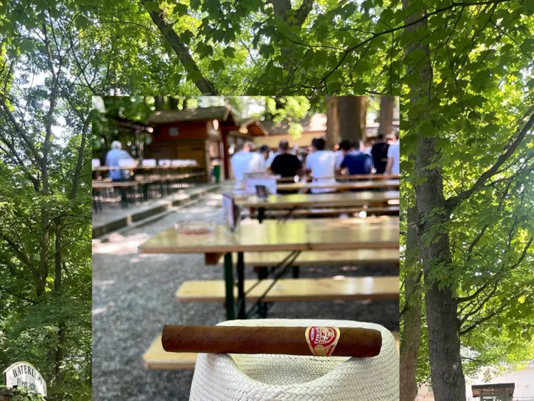 Ein schattiges Pl&auml;tzchen im Gr&uuml;nen.