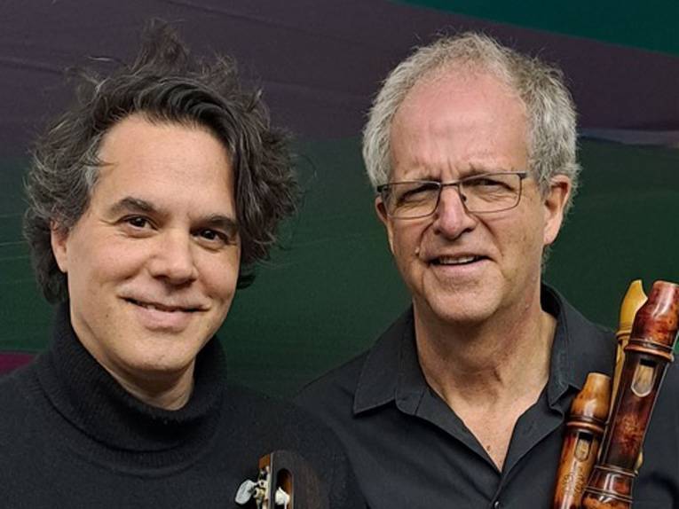 Gitarrist Federico D’Attellis und Flötist Gerald Splitt