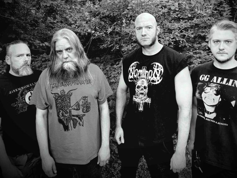 Die vier Musiker der Band.