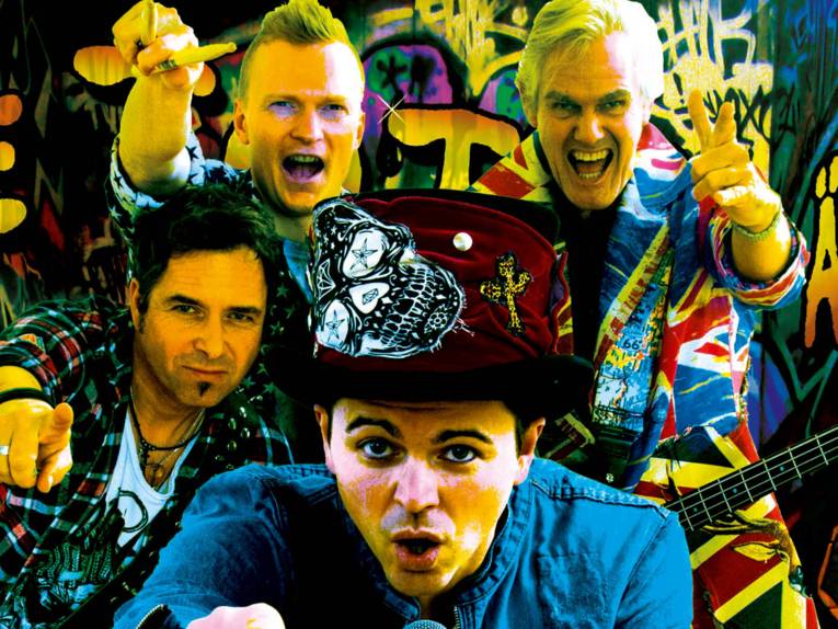 Die vier Musiker der Band.